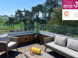 Luxury Lodge with Hot Tub at Lindores，位于Newburgh的酒店