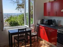 Maison individuelle avec courette et vue sur Rouen