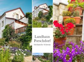 Landhaus Porschdorf，位于Porschdorf的乡间豪华旅馆