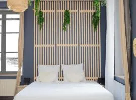EVASION TROPICALE - studio avec spa, cosy et rénové au cœur de Soissons - 2 pers