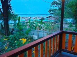 บ้านสวนริมน้ำวังใหญ่ห้อง a3 วังสามหมอ อุดรธานี，位于Ban Tha Ngam的带停车场的酒店