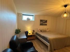 Spacious private room in a shared Vegan Apartment，位于哥德堡的家庭/亲子酒店