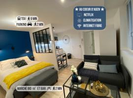 Le Standing - Au Coeur d'Agen - Self Checkin - Wifi - Netflix - Smart TV - Luqs fr，位于阿让的酒店