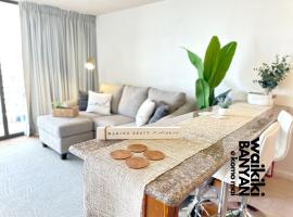 Stunning 1BD a block away to Waikiki Beach Free Parking，位于檀香山的度假短租房