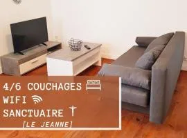[LE JEANNE] 4/6 couchages, Wifi, sanctuaire