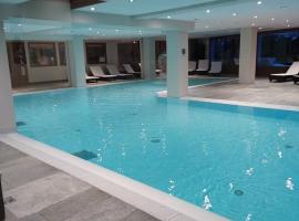 Duplex résidence spa Mont-Blanc，位于瓦洛西讷的带泳池的酒店