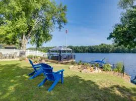 Riverfront New Hampshire Cottage with Boat Dock