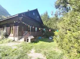Châlet 8 personnes + grand terrain et rivière
