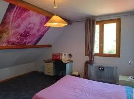 Cozy and tranquil double room with large desk