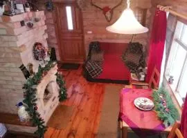 Cabin with a sauna& pond+a hot Tub(additional fee)