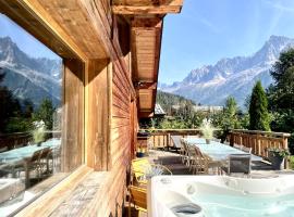 4C木屋，位于里雾诗Les Houches/​Saint-Gervais - Chamonix附近的酒店