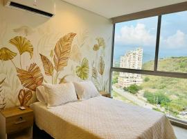 Salguero Suites - Playa Salguero - By INMOBILIARIA VS，位于圣玛尔塔的公寓