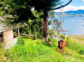 Cabaña en La Laguna de la Cocha，位于帕斯托的酒店