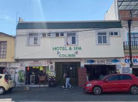 Hotel Colibrí Apizaco Centro，位于Apizaco的带停车场的酒店