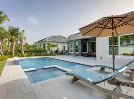 Private Pool and Spa Luxe Palm Beach Gardens Home