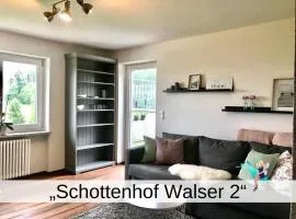 Ferienwohnung Schottenhof Walser 2 - Alleinlage im Grünen mit Panoramablick