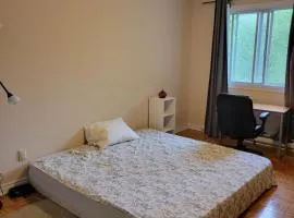 Large and quiet room with king size bed