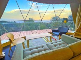 Izu coco dome tent Ⅾ - Vacation STAY 90004v，位于伊东的豪华帐篷营地