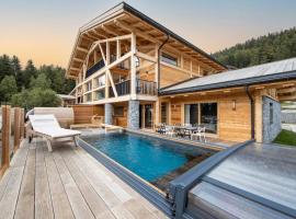 Chalet Béla Vya 5 étoiles luxe Ski & Spa，位于圣莫里斯堡的酒店