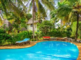 Villa kwetu Cottage，位于迪亚尼海滩的酒店