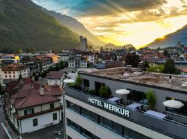 Hotel Merkur - West Station，位于因特拉肯的酒店