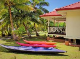 HUAHINE - Hibiscus House，位于Haapu的酒店