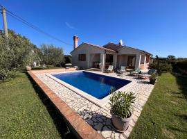 Villa Mirela with a comfortable garden and pool，位于Grandići的酒店