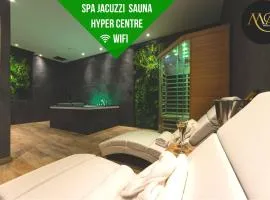 Le SPA & L'Alcôve - Jacuzzi - Sauna - Appart'Hôtel SPA - Melina & Alfred