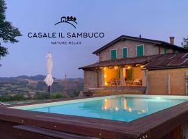 Casale IL SAMBUCO sui colli bolognesi，位于萨韦纳河畔圣拉扎罗的乡间豪华旅馆