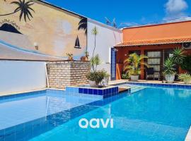 Qavi - Casa Tropical #ParaísoDoBrasil，位于托鲁斯的别墅