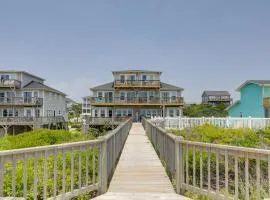 Oceanfront Emerald Isle Escape with Private Hot Tub!