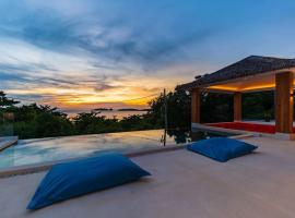 Villa Nirvana - Wonderful Sea View，位于苏梅岛的海滩短租房
