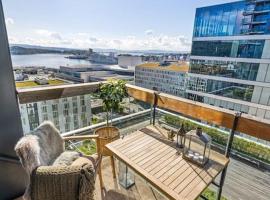 Modern 2bed room sea view apartment @ Oslo Barcode，位于奥斯陆的公寓
