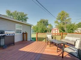 Cozy Indiana Home with Deck, Charcoal Grill and Yard!