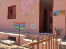 Na Casa Delas Jeri - com Churrasqueira，位于杰里科科拉的海滩短租房