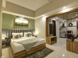 Saltstayz Premier Executive Serviced Apartment - Golf Course Extension Road，位于古尔冈的酒店