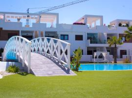 Beautiful Condo in Laguna Beach Resort overlooking Laguna Rosa In Torrevieja With 2 Bedrooms and 2 Bathrooms