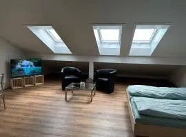 Neue Einzimmer Dachwohnung