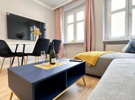 Apartament Złoty w Opolu，位于奥普尔的带停车场的酒店