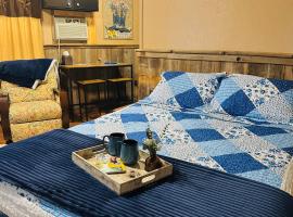 Acorn Hideaways Canton Cheerful Bluebonnet Suite Sleeps 5，位于坎顿的酒店