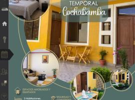 Alquiler Temporal Bonita Casa Jardín Cochabamba，位于科恰班巴的酒店