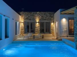 Villa Cycladic View Syros，位于阿佐里姆诺斯的度假屋