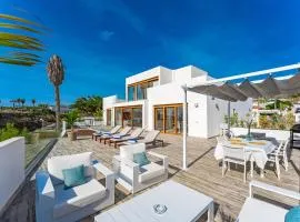 Fabulous contemporary 5 bedroom villa with private heated pool, sleeps max 13