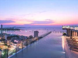 Best Location In Pattaya, Sky Pool & Infinity Edge，位于芭堤雅市中心的低价酒店