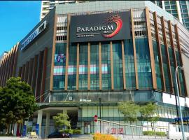 Paradigm Mall The Platino JB mins to Legoland Johor Bahru High Floor City View，位于新山的公寓