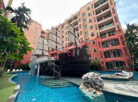 Seven Seas Condo Pattaya - 7 seas pool view，位于乔木提恩海滩的带泳池的酒店