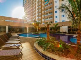 Apartamento do lado do Thermas dos laranjais no Olímpia Park resort，位于奥林匹亚的度假村