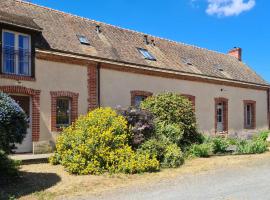 Longère sarthoise rénovée, à 20 min du Mans, 4 chambres, poêle à granulés, parking privé - FR-1-410-376，位于Connerré的酒店