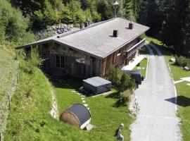 Luxury old wood mountain chalet in a sunny secluded location with gym, sauna & whirlpool，位于凯撒山麓舍福的乡村别墅