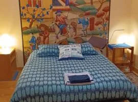 Chambre chez l'habitant vue sur jardin, parking